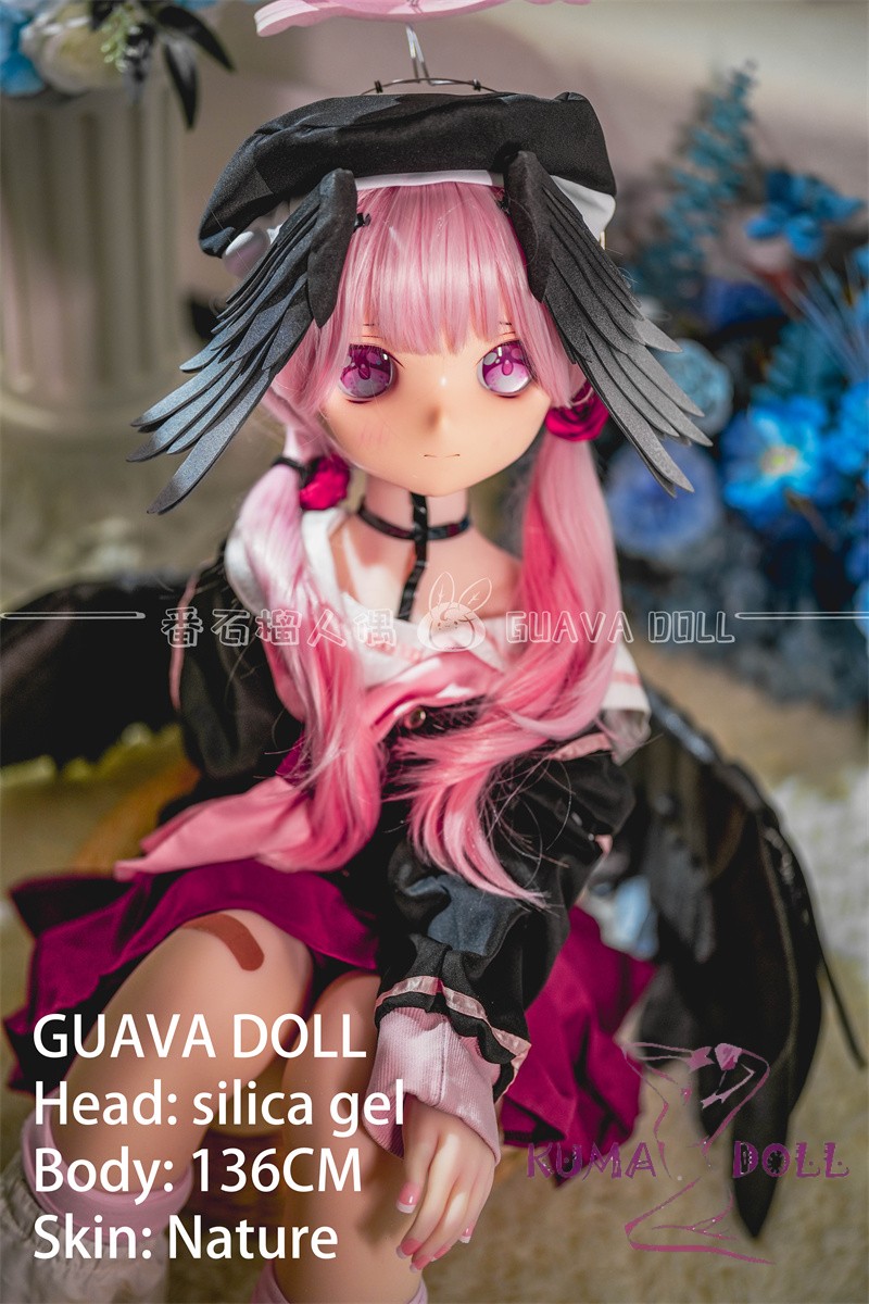 GUAVADOLL アニメドール ソフトビニール製ヘッド+TPE製ボディ 136cm バスト平  下江小春 ヘッド M16ジョイント 他社と交換可能 138-150ＣＭのボディに適用 ナチュラル肌色 初音ミク