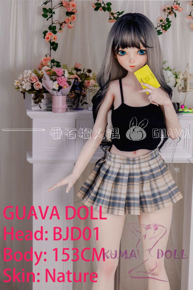 GUAVADOLL アニメドール ソフトビニール製ヘッド+TPE製ボディ 153cm Eカップ BJD01ヘッド M16ジョイント 他社と交換可能 138-153ＣＭのボディに適用 ナチュラル肌色