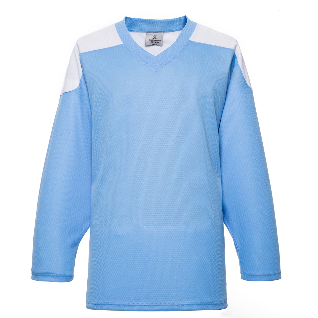 H100289 Sky Blue Blank hockey Practice Jerseys