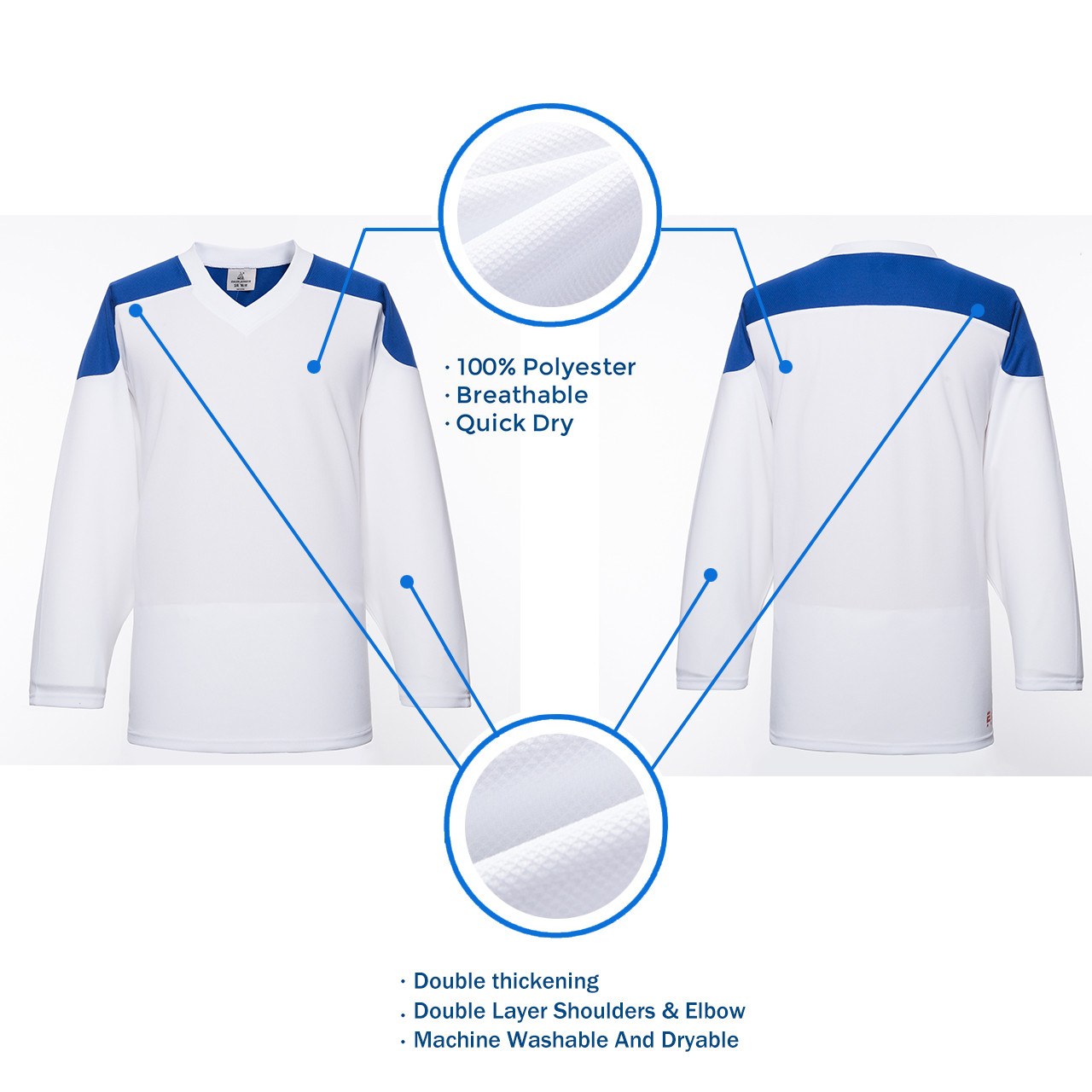 White hockey jersey practice clearance