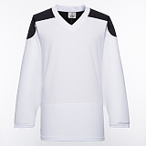 H100-222 White Blank hockey Practice Jerseys