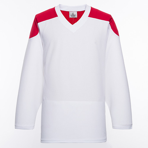 H100-209 White Blank hockey Practice Jerseys