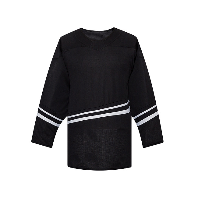 H500-002 Black/Black Blank hockey Designer Jerseys