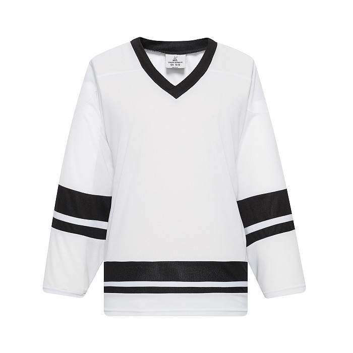 H400-222 White/Black Blank hockey Practice Jerseys