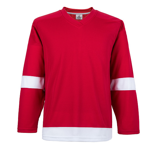 H900-E007 Red Blank  hockey  Practice Jerseys