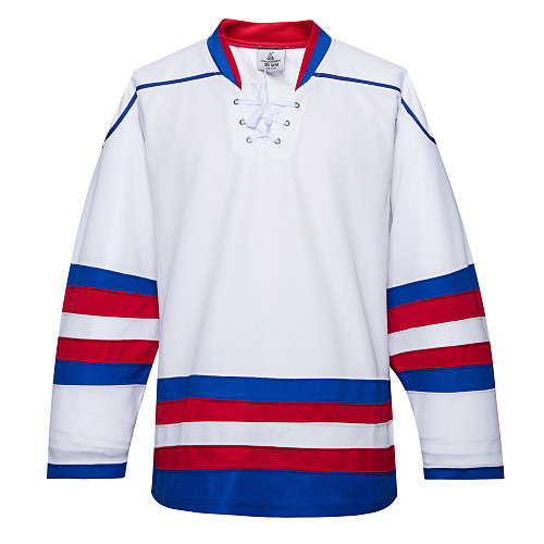 H900-E035 White Blank  hockey  Practice Jerseys