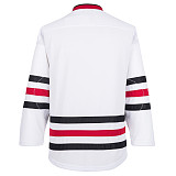 H900-E009 White Blank  hockey  Practice Jerseys