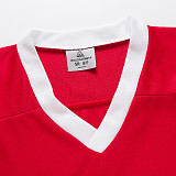 H400-208 Red/White Blank hockey Practice Jerseys