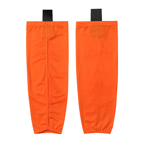 HS80-XW088 Orange Blank  hockey  Practice socks(Pair)