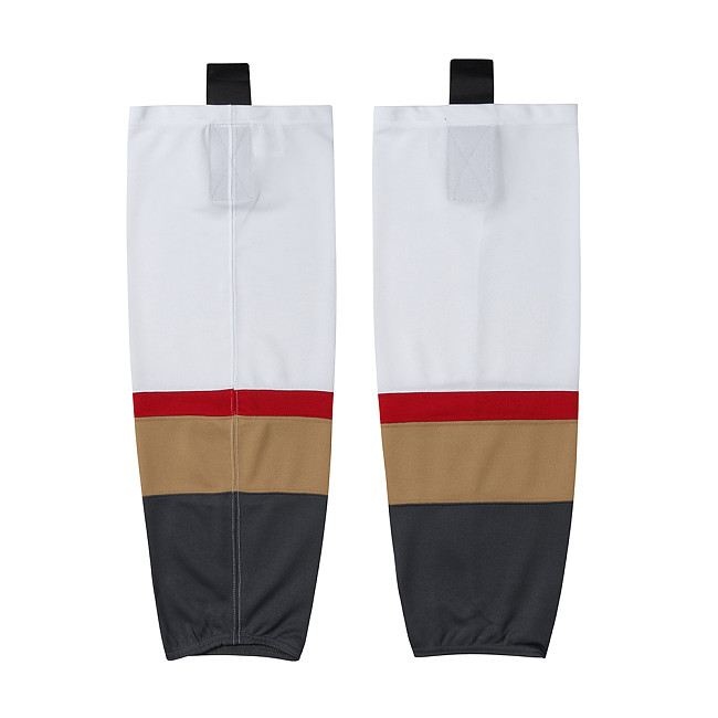 HS100-XW060 White Blank  hockey  Team socks(Pair)