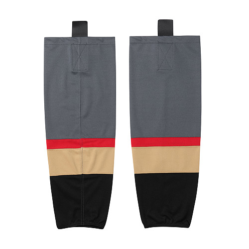 HS100-XW059 Grey Blank  hockey  Team socks(Pair)