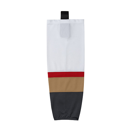 HS100-XW060 White Blank  hockey  Team socks(Pair)
