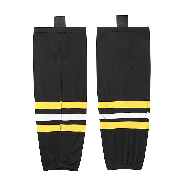HS100-XW014 Black Blank  hockey  Team socks(Pair)