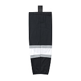HS100-XW012 Black Blank  hockey  Team socks(Pair)