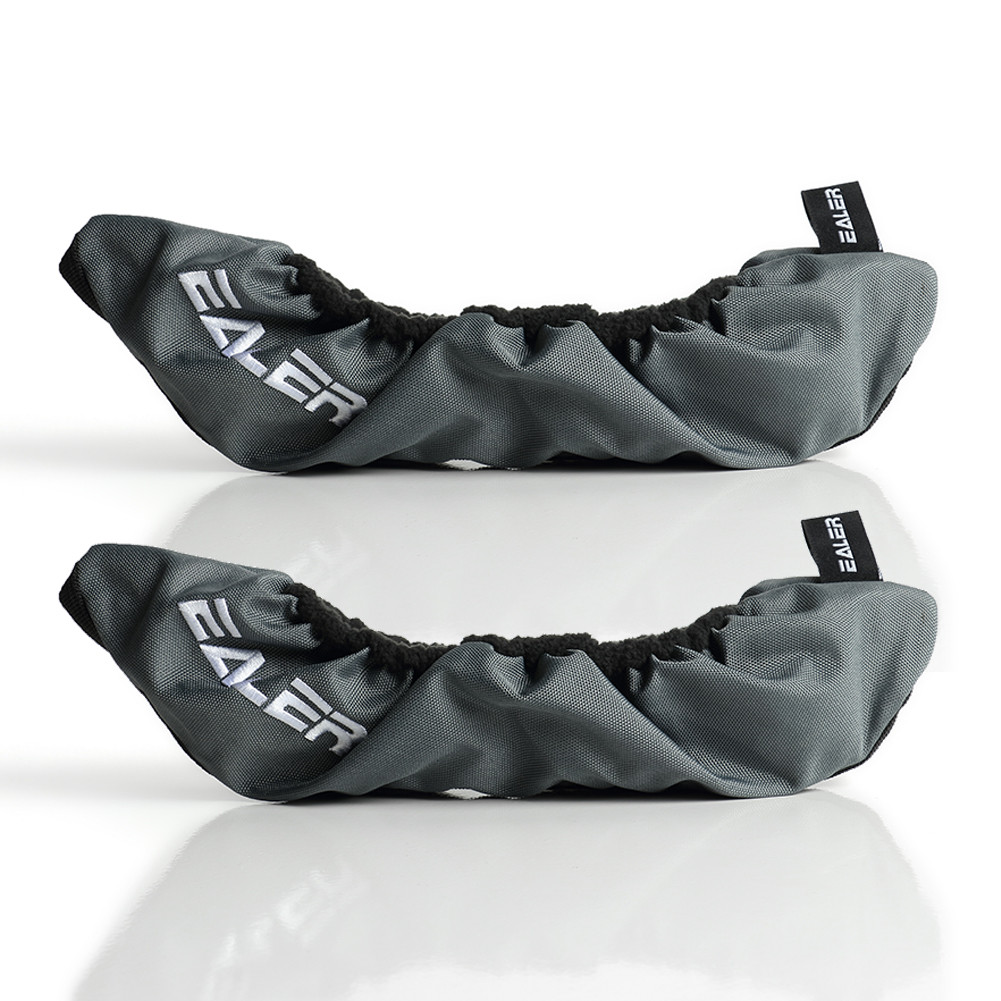 2Pack  2Pair Ice Skate Guards Hockey Shoe Blade Cover Adjustable Silicone Skates Blade Protector For Size 24 To 42 Ice Hockey Skates Light Purple