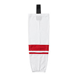 HS400-XW068 White Blank  hockey  Team socks(Pair)