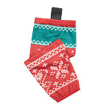 Christmas sublimation hockey socks leggings set, elk and snowman