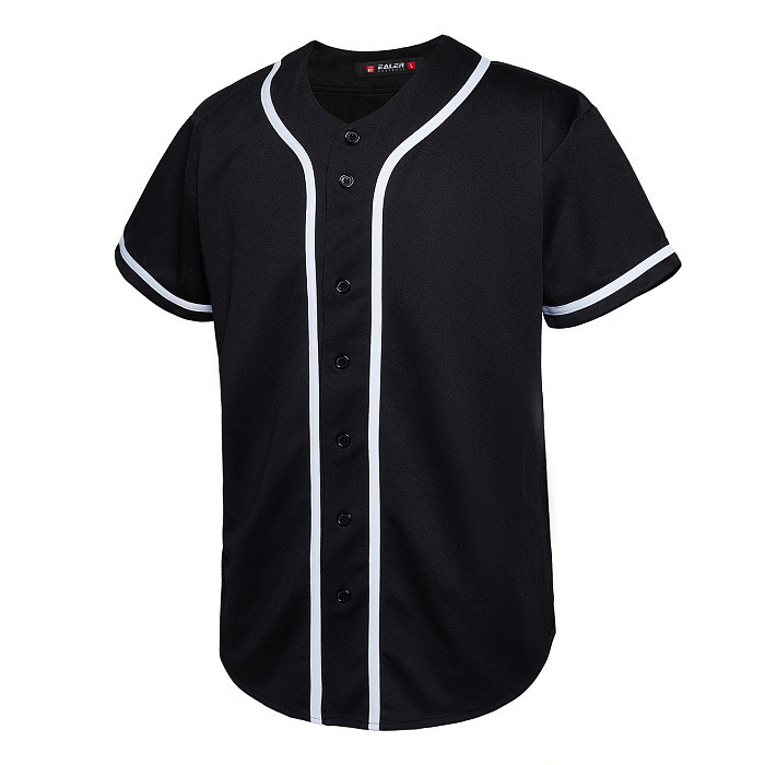 all black baseball shirt