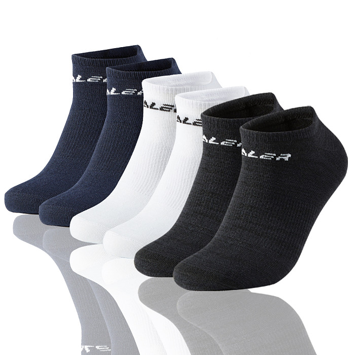 Men's Low Cut White Sport Socks 3pk