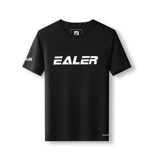 EALER EST100 Series Men's Classic Short Sleeve Tee Shirt & 100% Cotton Crew Neck Adult Tops