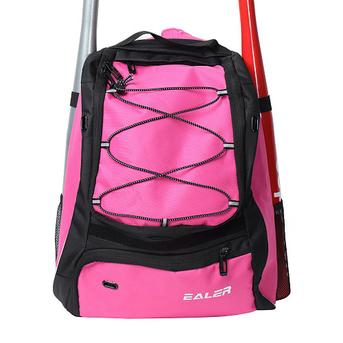 EALER Baseball Bat Bag - Backpack for Baseball, T-Ball & Softball Equipment for Youth and Adults | Holds Bat, Helmet, Glove, & Shoes |Shoe Compartment & Fence Hook