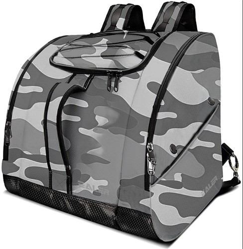 EALER SBS400 Series Ski and Snowboard Boots Bag/Travel Backpack, Holds Helmets, Boots, Gloves, Jackets, and Accessories for Men, Women and Youth-Black