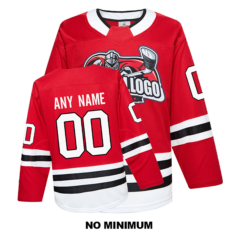 Hockey Jersey - Personalized Name, Number and Logo Team