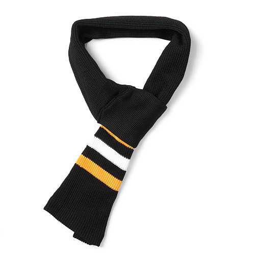 EALER HAS200 Series Men's Winter Knit Striped Cold-proof/Warm Hockey Scarf Unique Design, Don’t Have to Worry About How to Wear