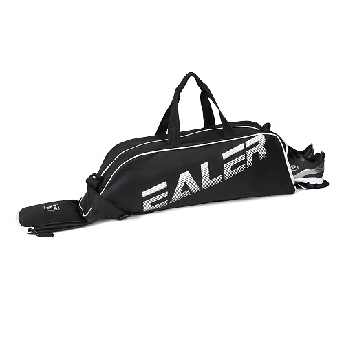 EALER Baseball Bat Tote Bag & T-ball, Softball Equipment Bag - Gear for Kids, Youth, and Adults Holds Bat, Helmet, Glove, Cleats, Shoes and More（Black）