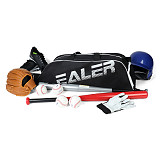 EALER Baseball Bat Tote Bag & T-ball, Softball Equipment Bag - Gear for Kids, Youth, and Adults Holds Bat, Helmet, Glove, Cleats, Shoes and More（Black）