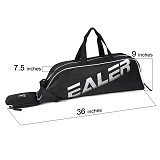 EALER Baseball Bat Tote Bag & T-ball, Softball Equipment Bag - Gear for Kids, Youth, and Adults Holds Bat, Helmet, Glove, Cleats, Shoes and More（Camo-gray）