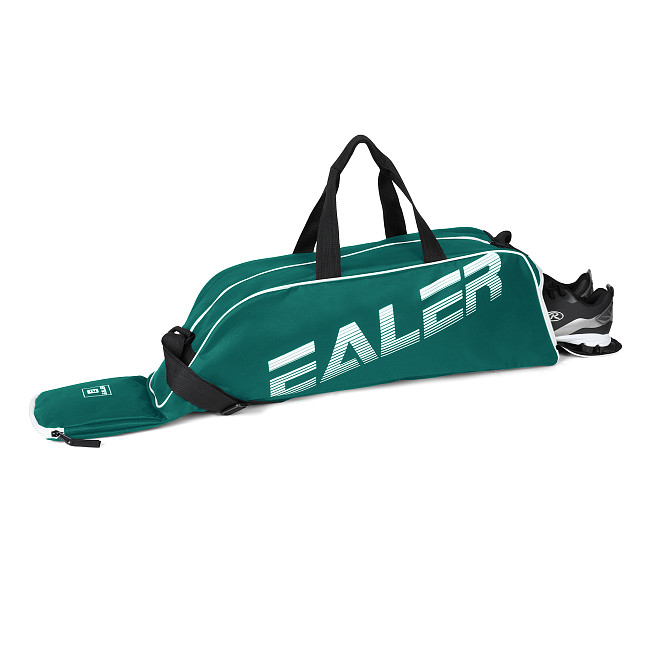 EALER Baseball Bat Tote Bag & T-ball, Softball Equipment Bag - Gear for Kids, Youth, and Adults Holds Bat, Helmet, Glove, Cleats, Shoes and More（Green）
