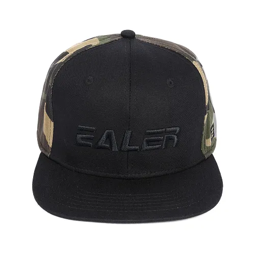 EALER Classic Twill Flat Brim Snapback Hat Trendy Fitted Adjustable Visor Baseball Cap