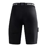 HPC300 Compression Hockey Pants with Athletic Cup & Sock Tabs, Hockey Jock for Men & Boys - Senior and Junior - Adult and Youth