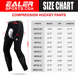 HPC200 Compression Hockey Pants with Athletic Cup & Sock Tabs, Hockey Jock for Men & Boys - Senior and Junior - Adult and Youth