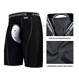 BPC300 Compression Hockey Pants with Athletic Cup & Sock Tabs, Hockey Jock for Men & Boys - Senior and Junior - Adult and Youth