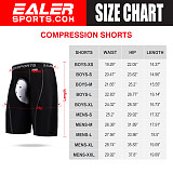 EALER BCP Compression Hockey Pants with Athletic Cup & Sock Tabs, Hockey Jock for Men & Boys - Adult and Youth