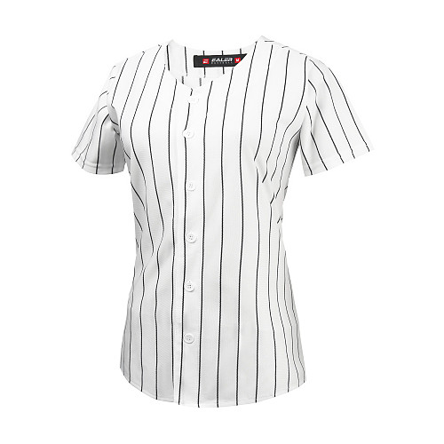 Mowbeat Womens Baseball Jersey Button Down T-Shirts Short Sleeve V