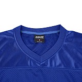 FJ80 Blank Football Jersey Mesh Athletic Football Shirt Practice Sports Uniform-Blue