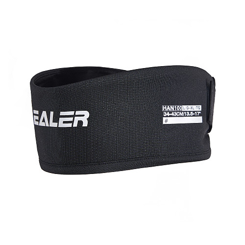 EALER HAN100 Hockey Neck Guard Collar, Hockey Core Neck Protect Guard Bib Cut Resistant - Senior, Adult, Junior, Youth