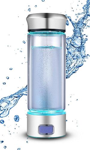 Generalman Glass Hydrogen Generator Water Bottle SPE PEM Technology Water Ionizer