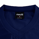 FJ80 Blank Football Jersey Mesh Athletic Football Shirt Practice Sports Uniform-Navy