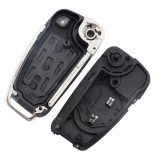 For Audi A6 3 button Remote Key blank