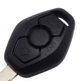 For BMW 3 button remote blank  with 2 track (high quality)
