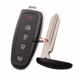 For Ford 5 button remote key blank for focus and prox