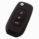 For Renault 3 Button flip remote PCF7961 chip-434MHZ FCCID:CWTWB1G767   for Renault Captur/Megane 3