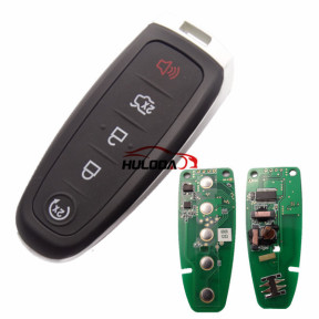 For Ford keyless 5 button remote key with PCF7953 AC1500 chip-315mhz ASK model