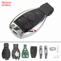 For  Benz 3 button NEC and BGA and BE remote  key with 434MHZ