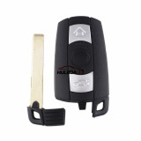 For Bmw 5 series remote key case  with emergency blade (battery part can't open)