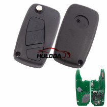 For Fiat Delphi BSI 2 button remote key With PCF7946AT Chip and 433.92Mhz Transponder: ID46 – PCF7946 Philips Crypto 2 / Hitag2 (black) As Model:  (Delphi BSI System) FIAT:Fiorino Peugeot:Bipper CITROEN:Nemo